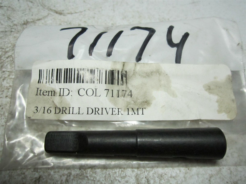 Collis Tool (71174) 3/16 Inch MT1 Outside Morse Taper Drill Driver
