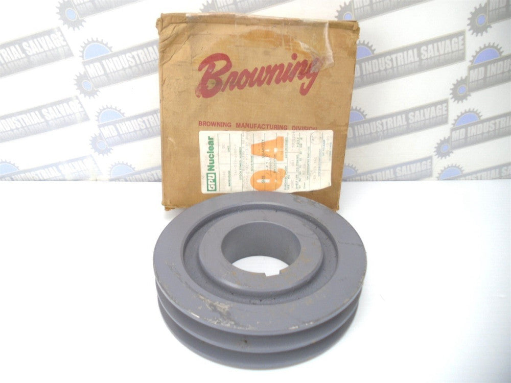 BROWNING - 2TB70 - 2-GROOVE - A, B, V-BELT SHEAVE uses Q1 Bushing - NEW