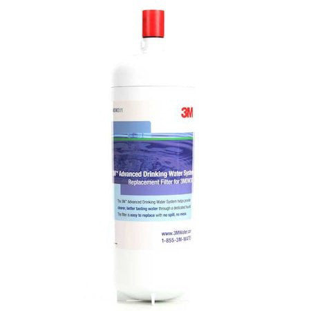 3M 3Mdw311 Quick Connect Filter, 0.8 Gpm, 0.2 Micron, 4.4" O.D., 14 3/4 In H