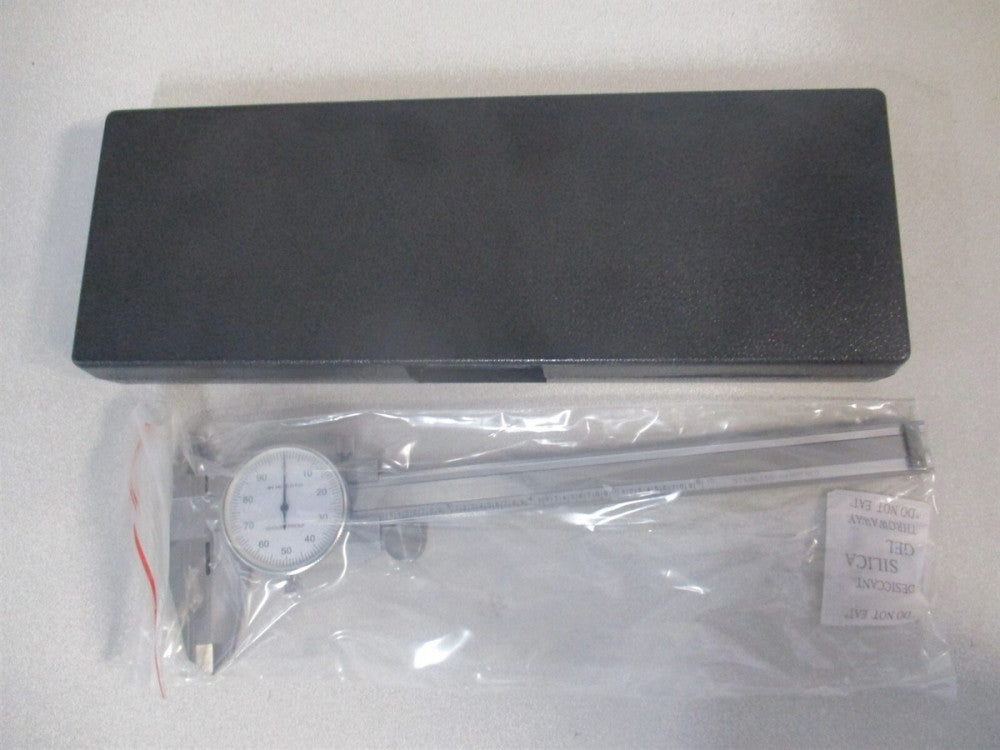 (MS170612001) 0″ to 6″ Range 0.001″ Graduation 0.1″ per Revolution, Dial Caliper