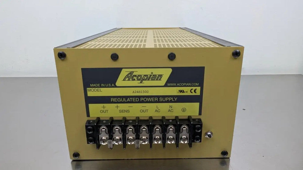 Acopian A24H1500 Regulated Power Supply 105-125VAC 24VDC 15A