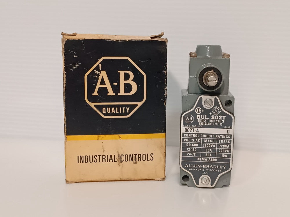 Allen Bradley 802T-A Series D  Bulletin Spring Return Lever Compact Limit Switch