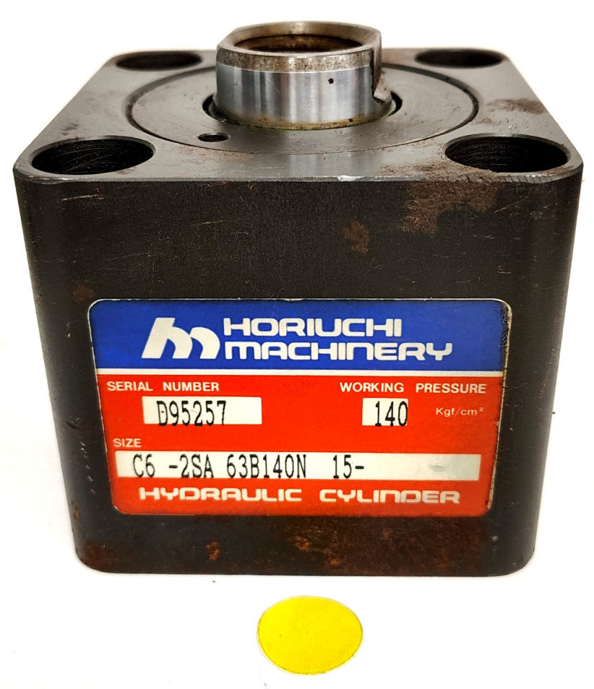 HORIUCHI  HYDRAULIC CYLINDER 3/4" NPT 140 WORK PRESS C6-2SA-63B140N-15