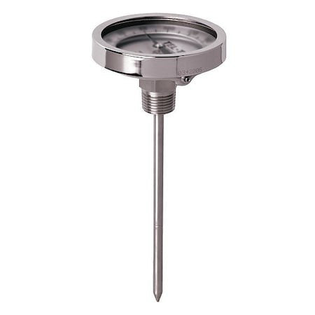 Tel-Tru Gt500r-2465 Analog Dial Thermometer,Stem 24" L