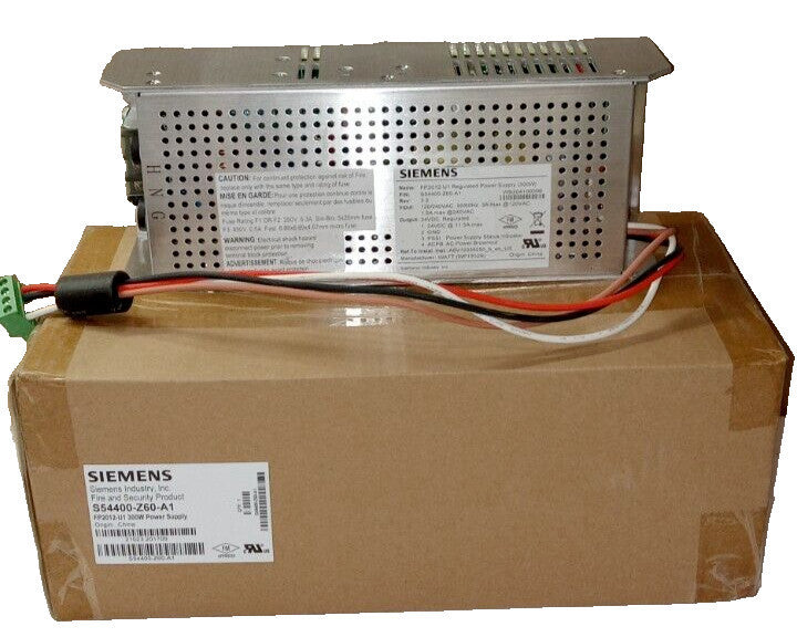 NEW SIEMENS 300 WATT FIRE ALARM POWER SUPPLY  FP2012-U1 / S54400-Z60-A1