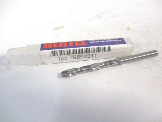 (79892311) #13 1-5/8 x 2-3/4" OAL 118° Solid Carbide Regular Spiral Jobber Drill