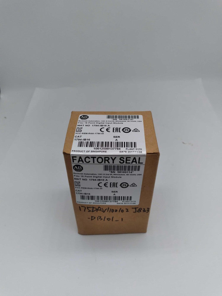 Allen-Bradley 1794-IB16 SER.A Flex I/O Input Module 24VDC (Factory Sealed) 