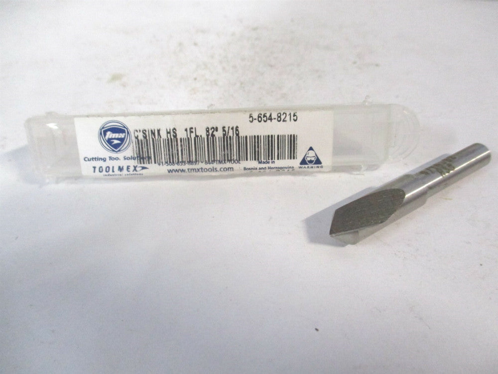 TMX (5-654-8215) 5/16" x 1/4" x 1" x 2" OAL HSS Single Flute Countersink 