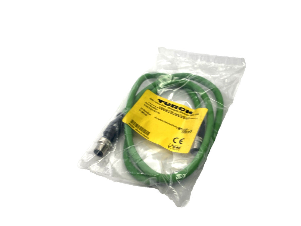 Turck RSSD RSSD 423-1M PROFINET Extension Cable, M12 4-Pin Male 1m U-38542