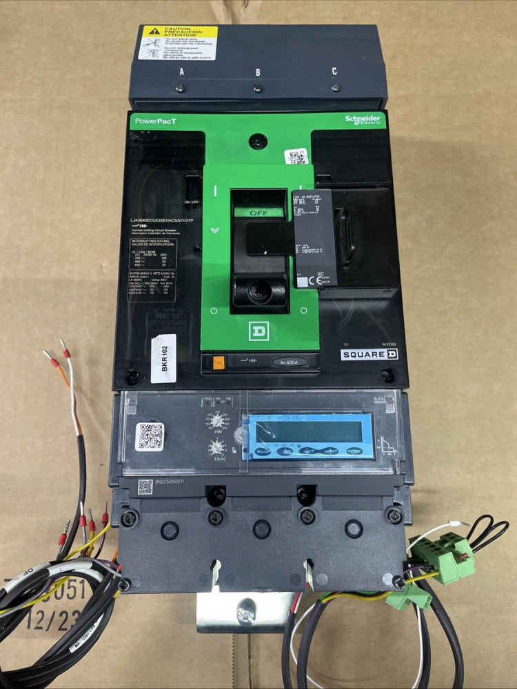 Square D LJA36400CU53XEHACSAYH3YP 3p 600v 400a 65k LI TRIP  NEW
