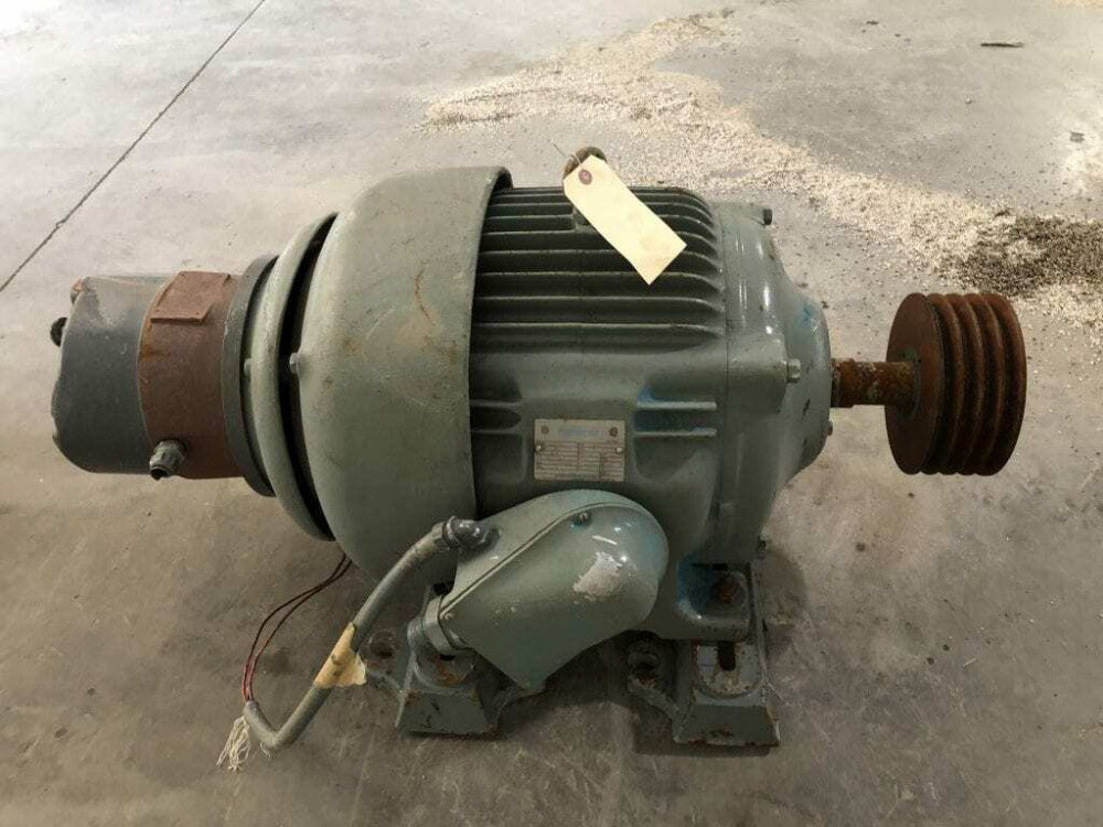 Sterling 25HP Electric Motor w/ FMC Brake 1175RPM 230/460V 60Hz 3PH TEFC