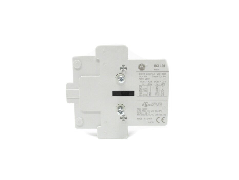 GENERAL ELECTRIC BCLL20 660V 1.5A NSNP