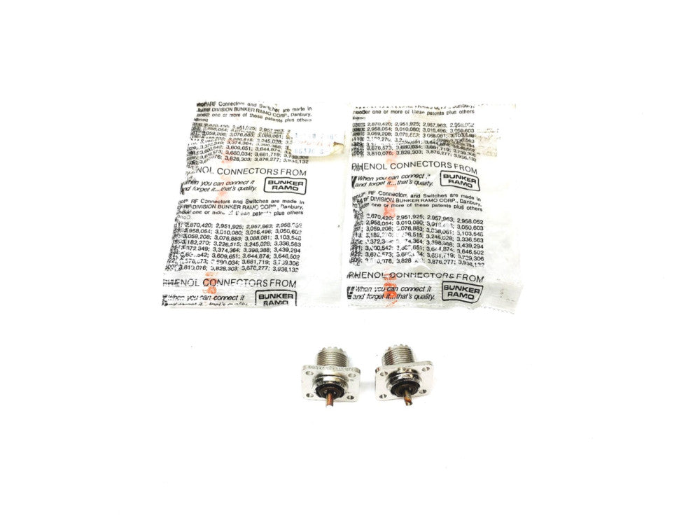 Bunker Ramo Amphenol Connector 554-76,/935 [Lot of 2] NOS