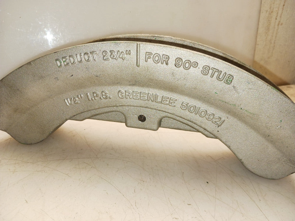GREENLEE 5010921  1-1/2" I.P.S. PIPE BENDER SHOE