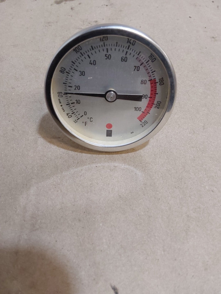 FURNAS TI.T20 BIMETAL THERMOMETER..0-100 Dial BLUNT TIP NO CLIP 1/4NPT