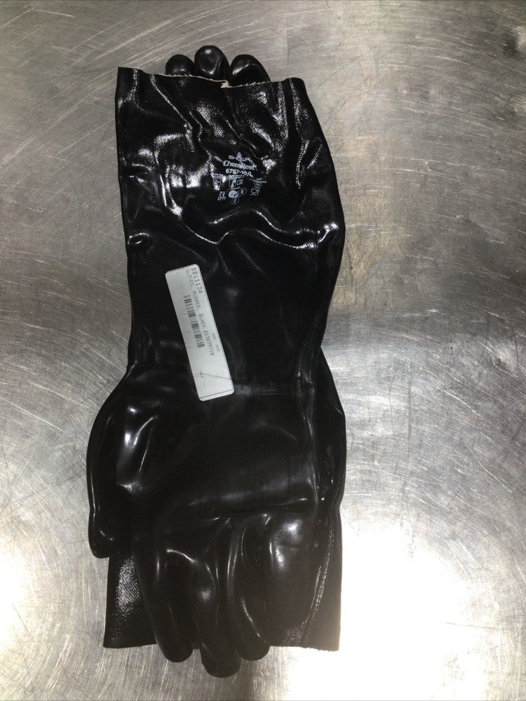 Showa 6797-10/L Chemical Resistant Gloves, Neoprene, 10, 1 Pr