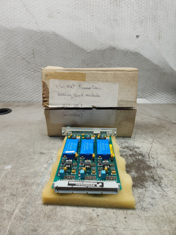 NEW IN BOX VALMET SENSODEC ANALOG INPUT MODULE AIA-400.1