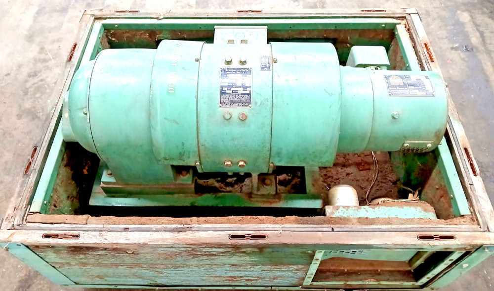 HERTNER DIRECT CURRENT GENERATOR EXCITER W/HERTNER MOTOR/ GENERATOR  1614-10-1