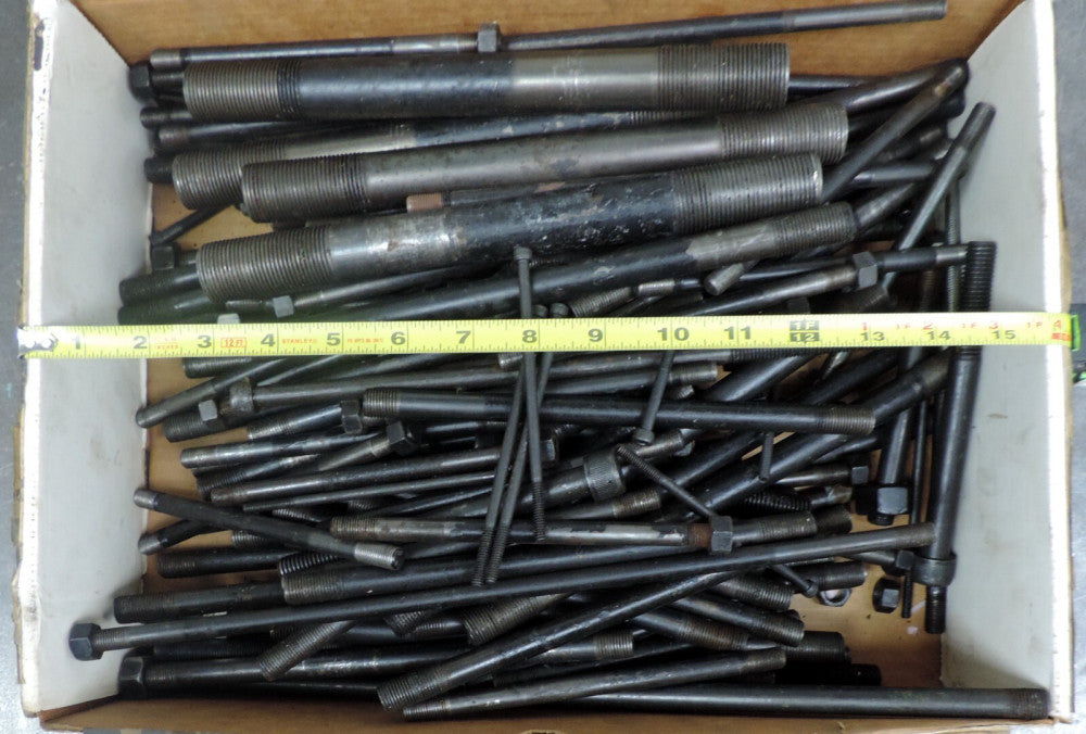 Die Tie Down Bolts & Studs Lot of Misc. Bolts Many Sizes 54 lbs