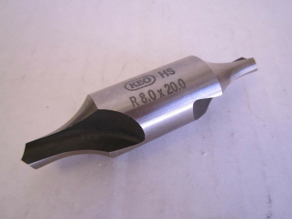 Keo (18200) 20 x 8 x 21.20 x 80mm Double End HSS Combined Drill & Countersink 
