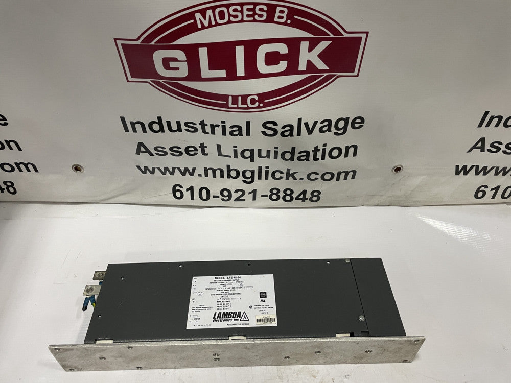 Lambda LFS-45-24 Regulated Power Supply 95-132VAC 47-63Hz 187-250VAC/260-350VDC