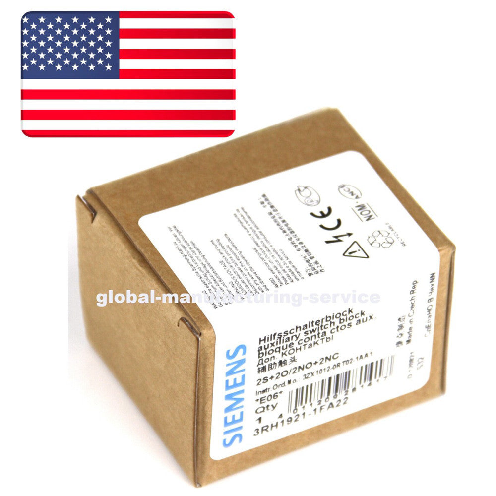 NEW SIEMENS 3RH1921-1FA22 Auxiliary Contacts - US Stock