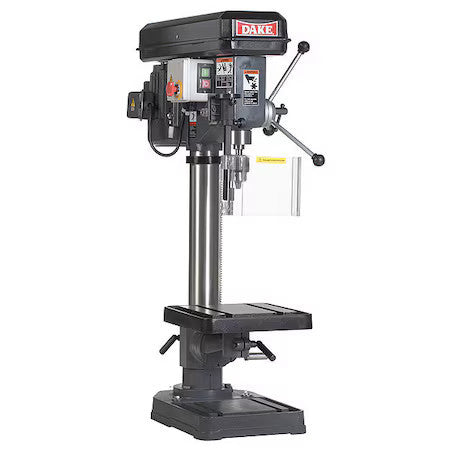 Dake 977100-1 Bench Drill Press, Belt Drive, 1/2 Hp, 120V Ac V, 14 1/8 In