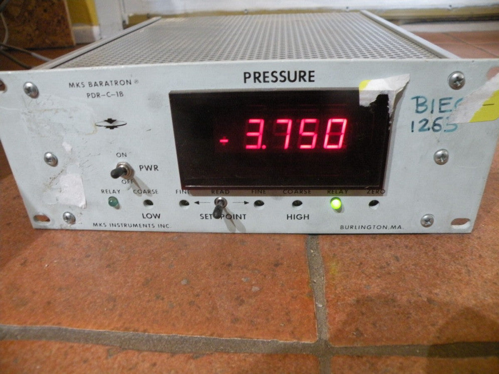 MKS PDR-C-1B BARATRON PRESSURE READOUT