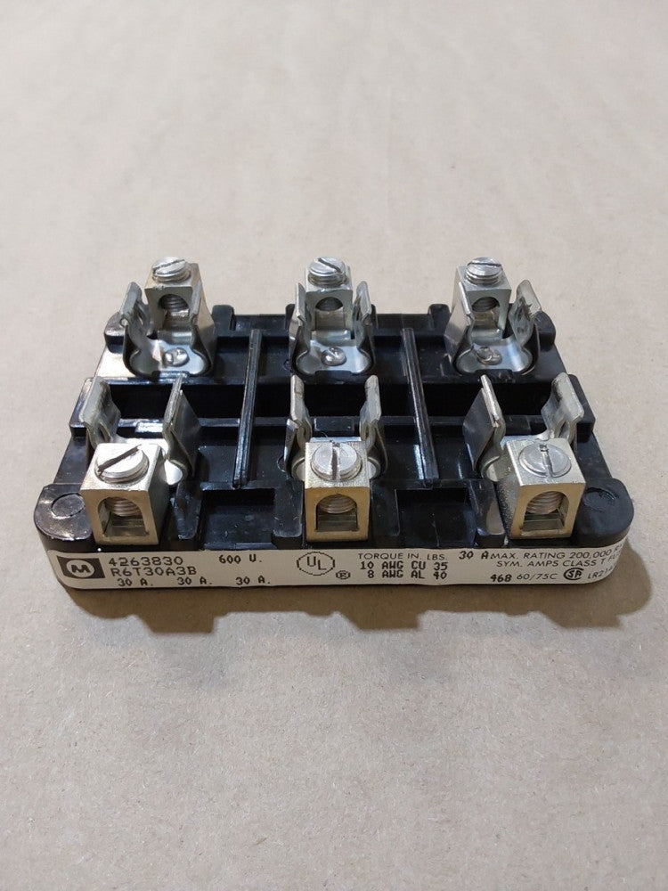Marathon R6T30A3B Fuse Holder 30A 600V Class T 