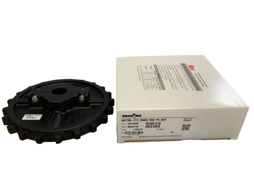 Rexnord NS7700-21T_25MM_RSB_PA_MET  Thermoplastic Split Sprocket NIB