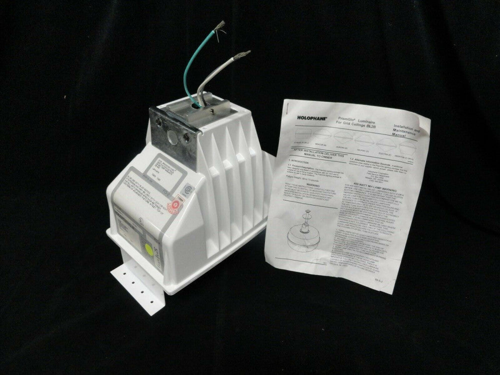 Holophane - Prismglo Ballast For Grid Ceilings - Model BL2B 400MH12 - New No Box