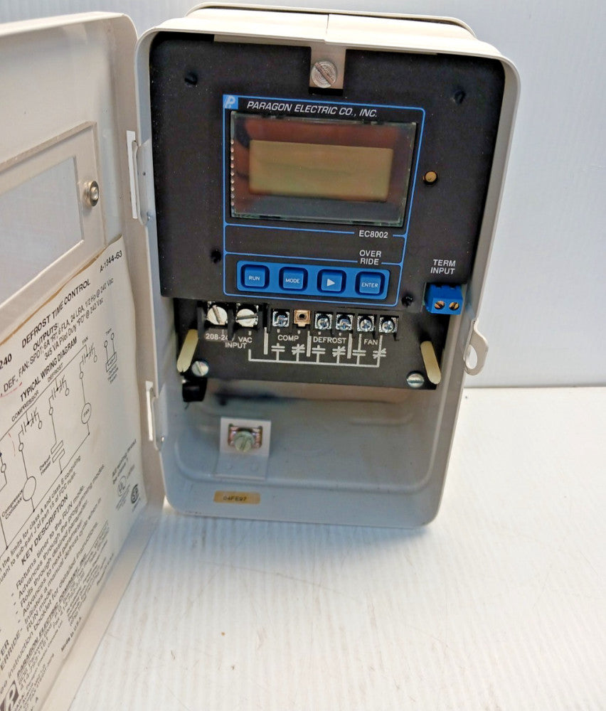 Paragon EC8002/208-240 Defrost Time Control