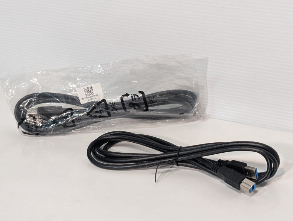 Lot  of 2: Dell 389G017554500G00RP USB 3.0 Type-A to Type-B cables, 2224001184