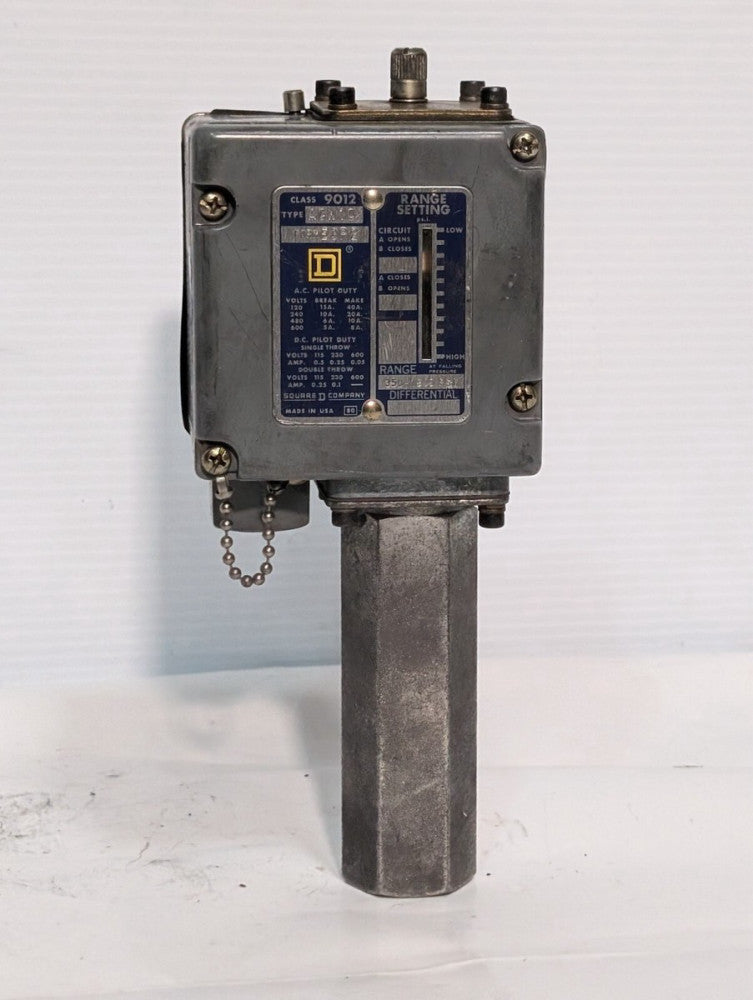 Square D Class 9012 A0W10 Pressure Switch