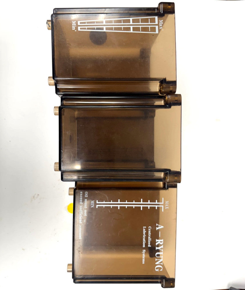 LUBRICATION TANK LOT OF 3