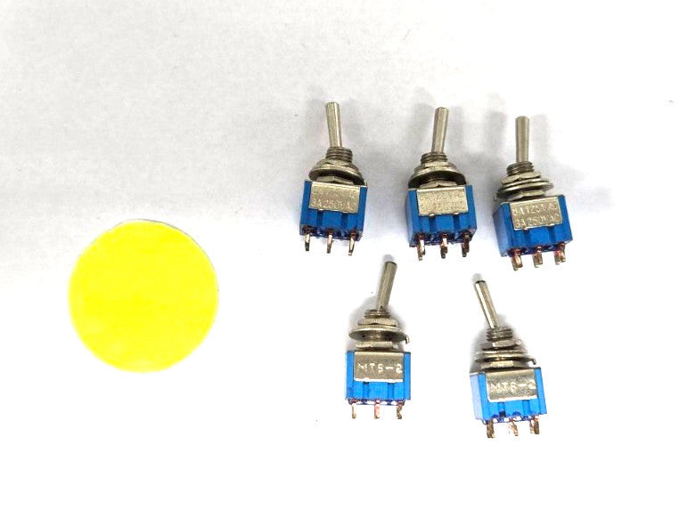 UNBRANDED TOGGLE SWITCH MTS-202    LOT OF 5