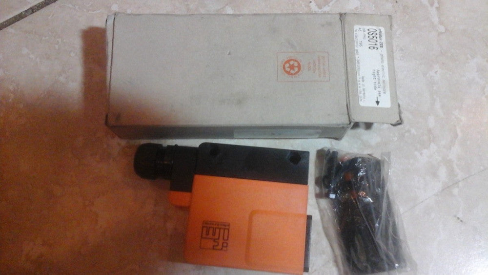IFM EFFECTOR 10-55VDC 4-PIN PHOTOELECTRIC SENSOR 0S5016 0SR-FPKG