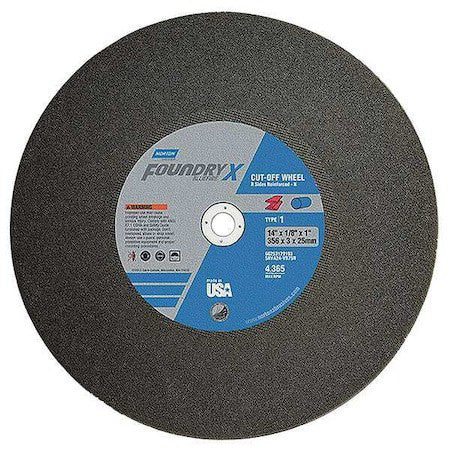 Norton Abrasives 66253179366 Cut-Off Wheel,20 In. Dia,Za/Ao,24G,Black