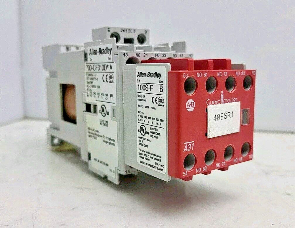 Allen Bradley 700S-CF620DJC Guardmaster Safety Contactor 24 Vdc Coil