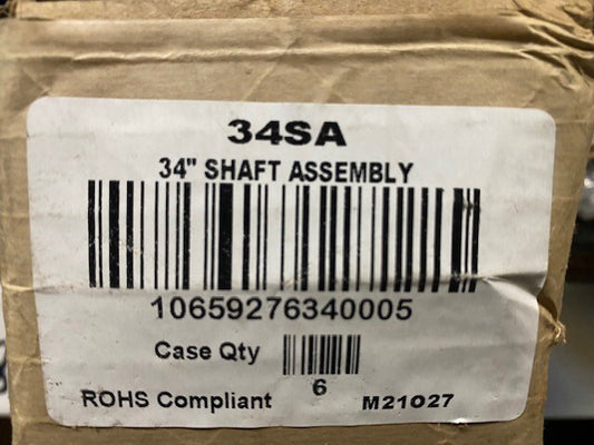 (6) Magrath Electric Shocker Prod Replacement Wand ONLY Cattle Swine 34" Shaft