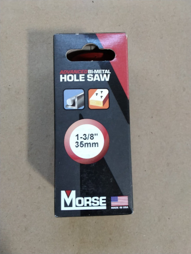 Morse Mhs22 1-3/8" Bi-Metal Hole Saw 177221 A62