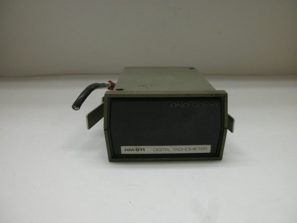 ONO SOKKI HM-611 DIGITAL TACHOMETER T.B.--0.5S