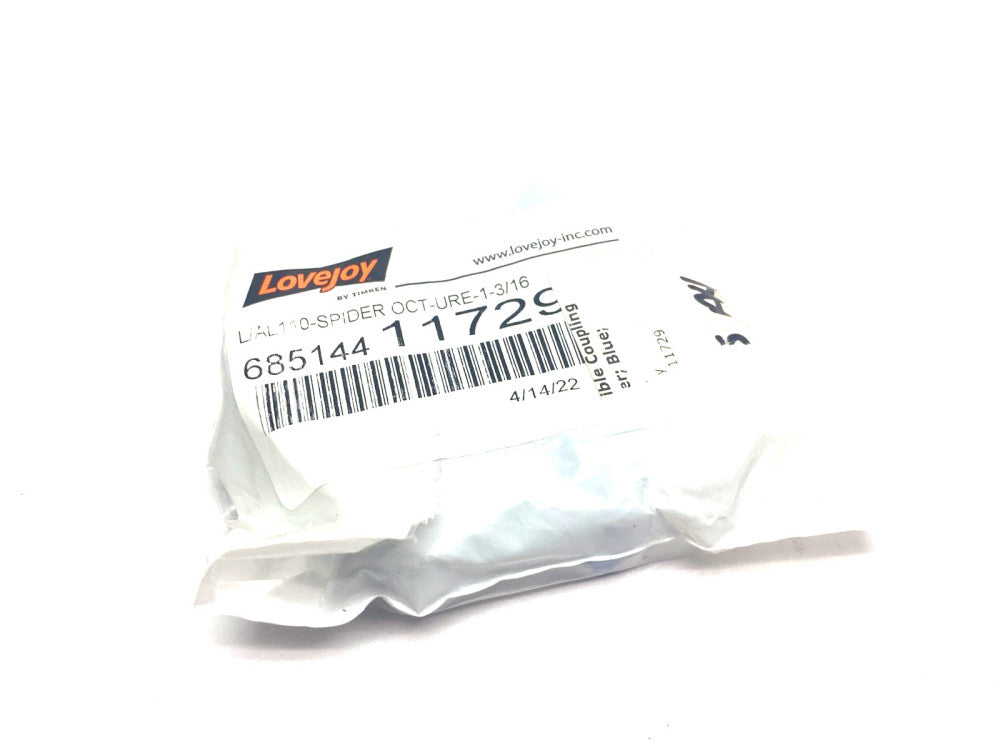 Lovejoy 68514411729 Flexible Spider Jaw Coupling Insert L/AL110 OCT-URE 1-3/16