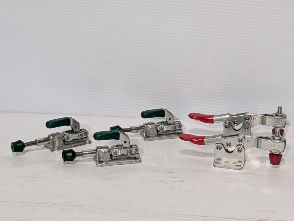 Lot of 5: Toggle Grip Clamp Holders, Woodworking, Metalworking, Tools, Hardware
