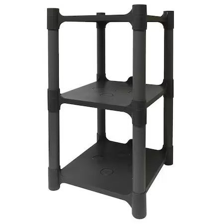 Zoro Select 190127 Freestanding Plastic Shelving, Open Style, 15 In D, 13 In W,
