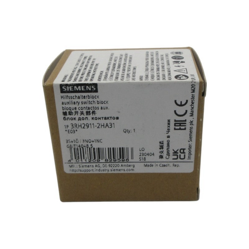 SIEMENS 3RH2911-2HA31 NSMP