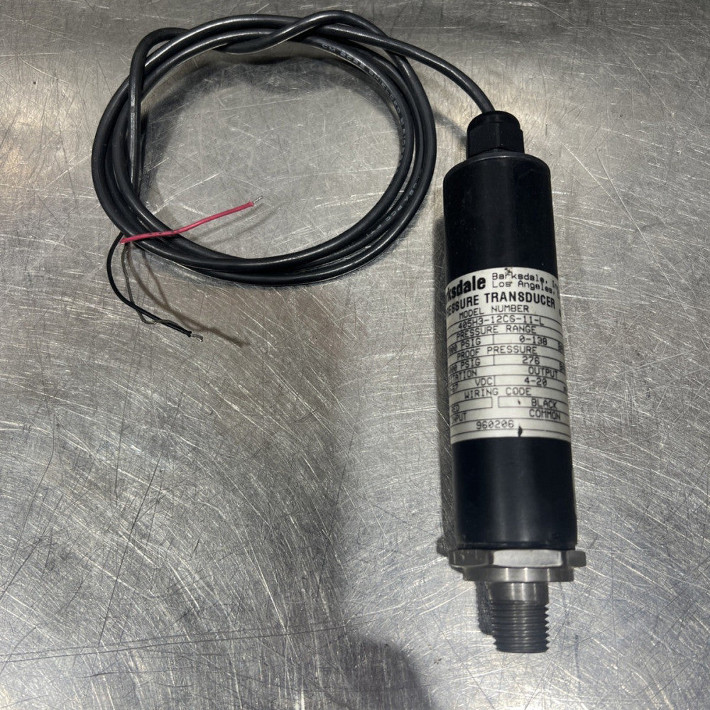 BARKSDALE 405H3-12CG-11-L PRESSURE TRANSDUCER Nos Surplus No Original Box