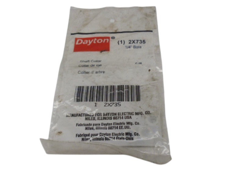 DAYTON 2X735 BORE 1/4" NSMP