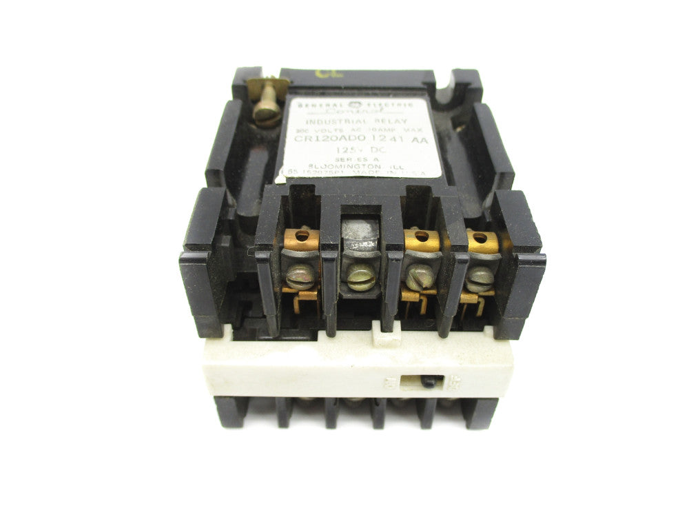 GENERAL ELECTRIC CR120AD01241AA SER. A 125VDC 10A NSNP