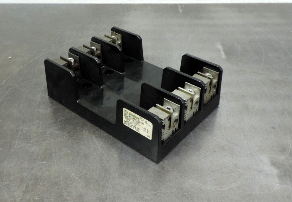 Littelfuse 3 Pole Fuse Block Holder LR60100-3C 600V 100A